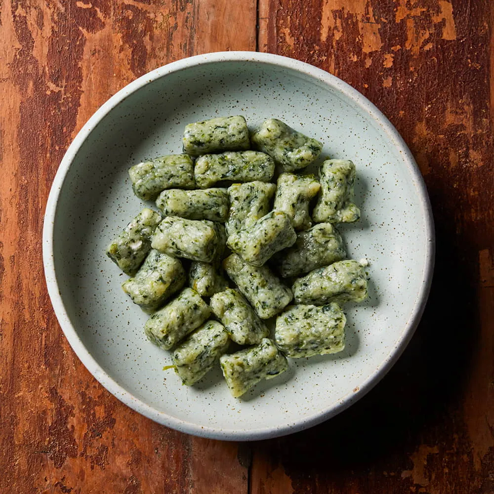 Malfatti con harina de trigo