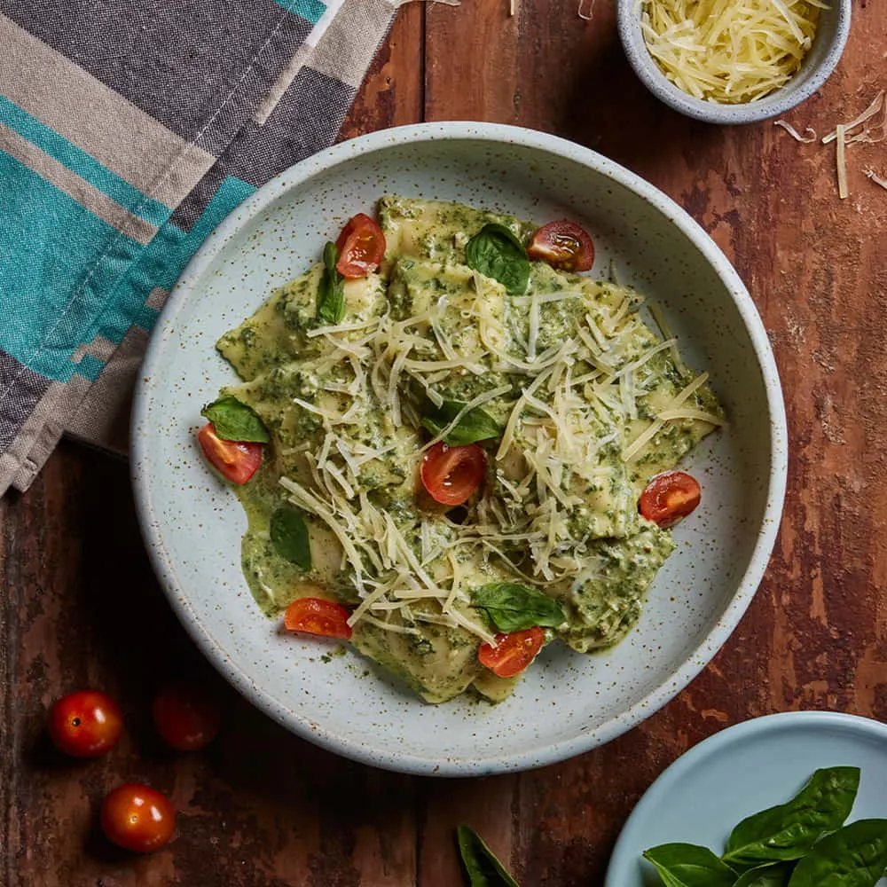 Ravioles de Ricotta con Espinaca 500 gr.