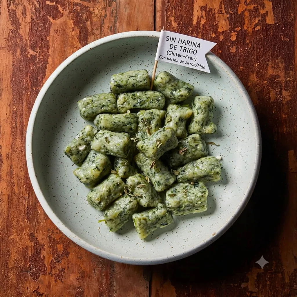 Malfatti sin harina de trigo
