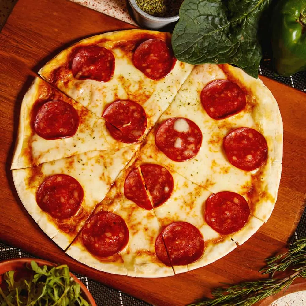 Pizza Pepperoni masa delgada 420 gr.