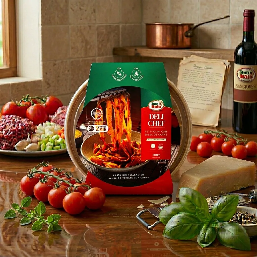 Fettuccini Salsa Carne 300 gr.